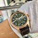 AAA Quality IWC Big Pilots Spitfire Copy Watch Rose Gold Green Dial (5)_th.jpg